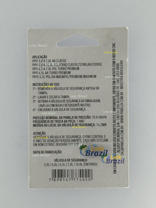 Válvula de Segurança Panelux