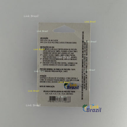 Válvula Controladora de Pressão 70KPA