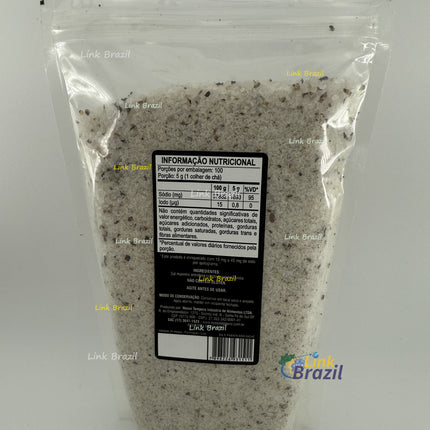 Sal Parrilla com Pimenta Fecha Facil 500g