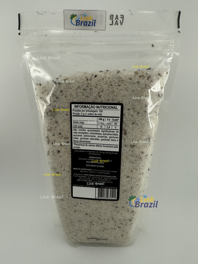 Sal Parrilla com Pimenta Fecha Facil 500g