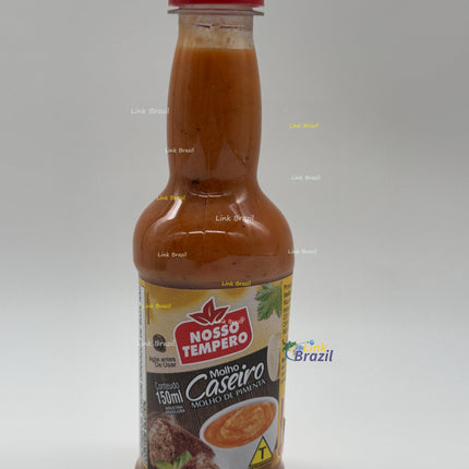 Molho de Pimenta Caseiro Nosso Tempero 150ml