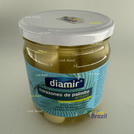 Corações de Palmito Inteiro Diamir 410g (250g)