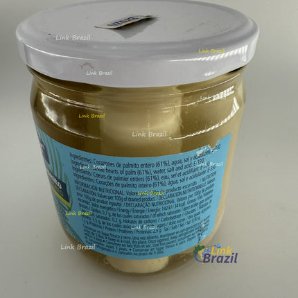 Corações de Palmito Inteiro Diamir 410g (250g)