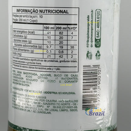 Refrigerante de Caju São Geraldo 2L