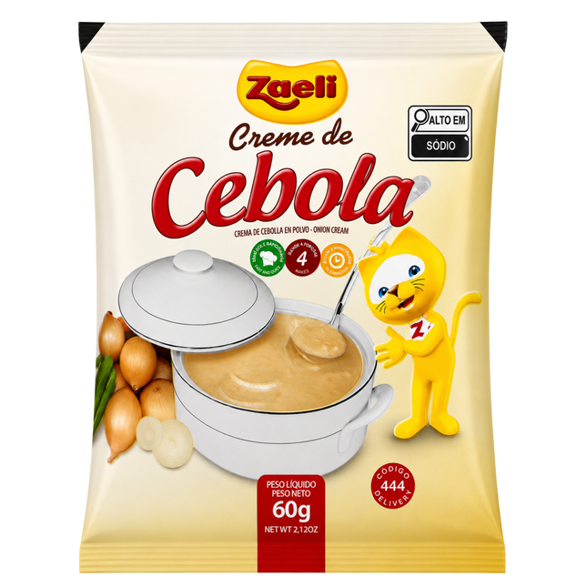 Creme de Cebola Zaeli 60g Link Brazil