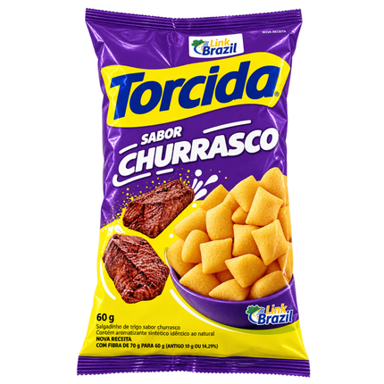 Salgadinho Torcida Churrasco 60g Link Brazil