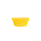 Amarelo com bolinhas brancas
