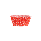 Vermelho com bolinhas brancas