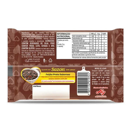 Sazon caldo de Feijão (Marrom) 60g